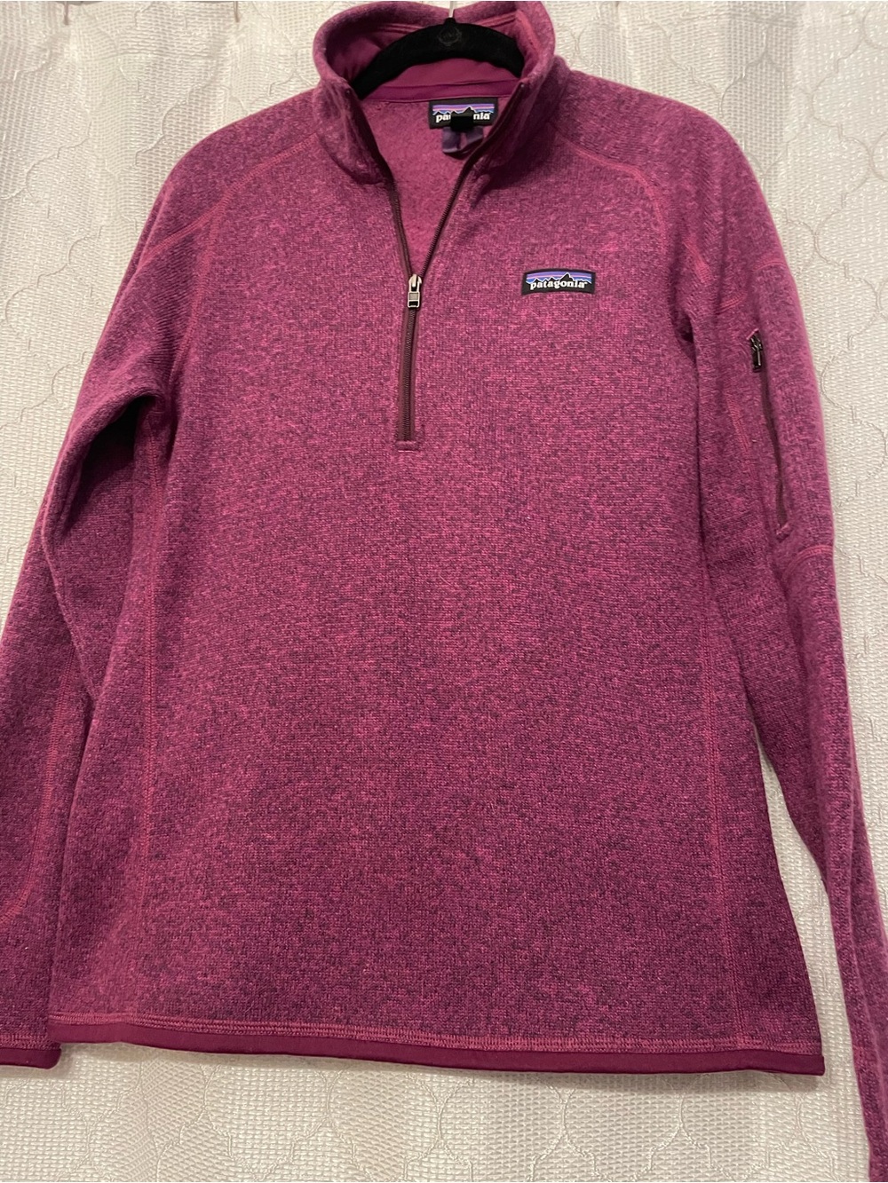 Patagonia Women's Cowl Quarter-Zip Sweater - Magenta